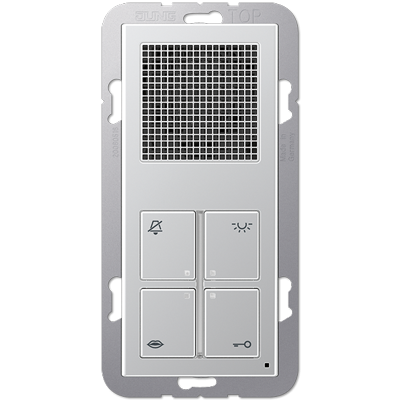 Jung SI4ADAL audio indoor station design standard, series A, aluminium