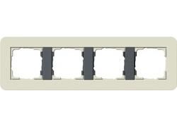 Gira 0214427 cover frame 4f Gira E3 sand/anthracite