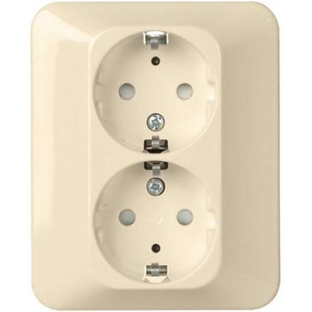 ELSO 245450 socket 2-way 16A RENOVATION completely pearl white