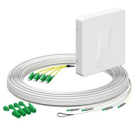 Kaiser 4252041 Gf-TA E3S AP 4xF LC/APC DX L:20m HÜP subscriber connection