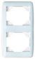 EFAPEL DOUBLE VERTICAL FRAME IVORY/BEECH