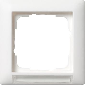 Gira 109127 1-gang cover frame BSF Standard 55 pure white matt