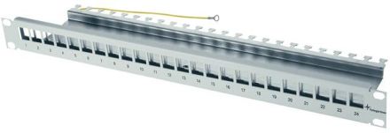 Telegärtner H02025A0167 24 ports for modules/coupling 19' patch panel modular 1U RAL7035