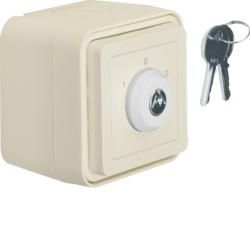 Berker 32723512 blind key switch with imprint AP polar white matt Berker W.1
