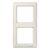 Jung ABAS582 frame 2-way, vertical and horizontal mounting, Duroplast antibacterial, AS 500 antibacterial, white