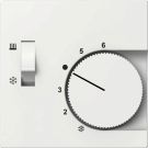 ELSO ELG367454 Central plate for temperature controller pure white