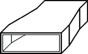 Helios 2933 flat duct FK-RA 200/150 200x150