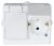 Kopp 130202002 Schuko socket 2-f. AP-FR, wgr., arctic