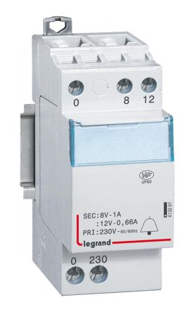 Legrand 413091 transformer 8V/12V/1A