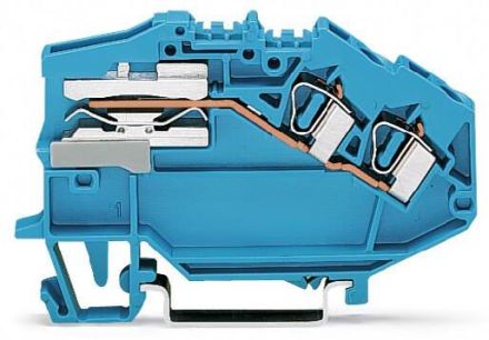 Wago 781-643 blue 2 conductor N isolating terminal