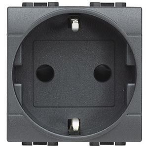 Bticino L4141AN socket SCHUKO SL, (anthracite)