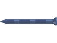 Reisser 000327S021-035045S-1 steel nails, longitudinally grooved, 3.5 X 45, steel, galvanized, blue pass., packed 100 a