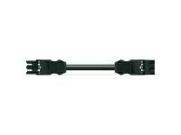 Wago 771-9993/007-1401 Eca socket plug black connecting cable