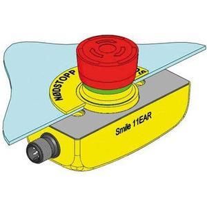 ABB Stotz-Kontakt Smile 11 EAR , SMILE 11 EAR emergency stop button 1 x 5-pin male connector M12, 2 x NC , 2TLA030051R0100