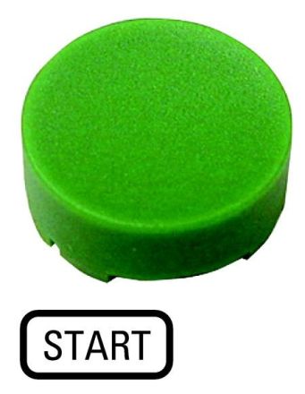Eaton M22-XDH-G-GB1 button plate, high green, START, 218241
