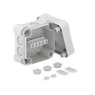 OBO Bettermann X04 T LGR with terminal block 114x114 light green cable junction box, 2005198