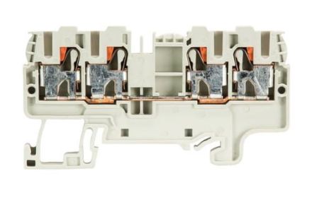 Wieland 56.203.5155.0 WTP 2.5/4 D2/2 feed-through terminal