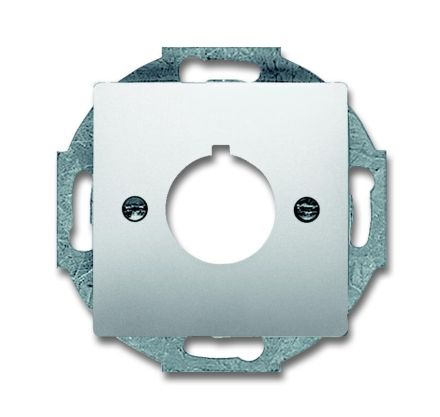 Busch-Jaeger 2533-866 central plate, with support ring stainless steel