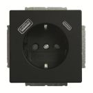 Busch-Jaeger 2CKA002011A6322 20 EUCB2USBAC-45M USB-A+C Safety+ socket SCHUKO
