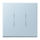 Jung LC993BF208 rocker switch 3-way, thermoplastic lacquered, LS series, outremerclair ( LC32022 )