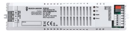 BUSCH-JAEGER 6155/40 KNX LED dimmer actuator CV with power supply | 4-way, 24 V, 80 W