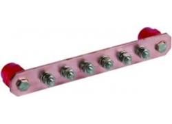 Dehn & Söhne 472207 Equipotential bonding bar PAS I 6AP CU without cover