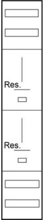 ABN WxH:250x1350mm oB/oV meter space (Z19002HL)