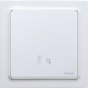 Eltako 30055478 FFT55EB-pm E-Design55 polar white matt wireless humidity temperature sensor