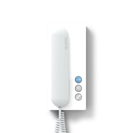 Siedle HTA 811-0 WH/W Analogue house telephone in high gloss white/white