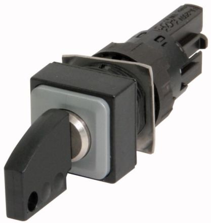 Eaton Q18S3R-A2 key switch, 3 positions, black, latching, 072316