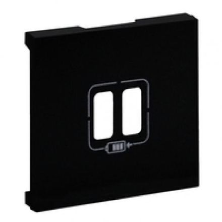 Legrand 864524 cover Niloe Step charging socket, (black)