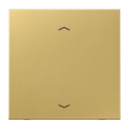 Jung ME1700PC LB management button 1-way, with arrow symbols, brass, LS series, brass classic