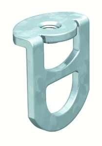 OBO Bettermann 2990 M6 G galvanized steel suspension eyelet, 3462862