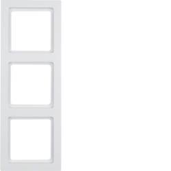 Berker 10136099 frame polar white velvet Berker Q.3