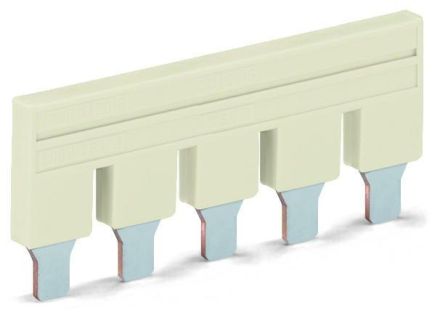 Wago 2016-405 TOPJOB 5-way light grey jumper bar