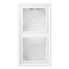 Jung LS582AWWM surface-mounted cap 2-way, LS series, snow white matt Jung LS582AWWM surface-mounted cap 2-way, LS series, snow white matt