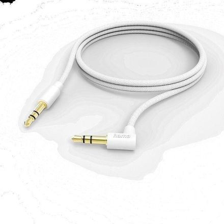 Hama 201529 3.5 mm jack-jack, 90° angle, 1.0 m jack cable