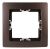 Kopp 308426061 PARIS 1-way rosewood cover frame