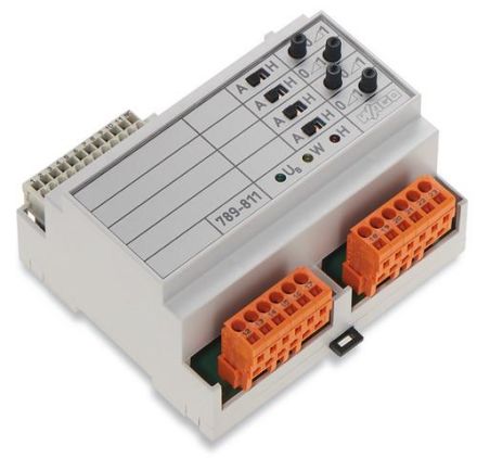 Wago 789-811 789-0811 MANUAL OPERATING MODULE, ANALOG, 4 OUTPUTS.