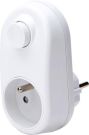 Kopp 470142004 with dimming function arctic white adapter plug