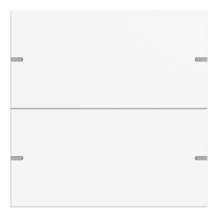 GIRA 5022927 rocker set for touch sensor 4 | 2-way | pure white matt