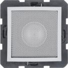 Berker 28821404 loudspeaker aluminum matt, painted Berker S.1/B.3/B.7