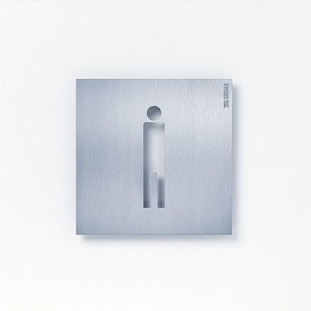 Siedle OSP 0011 Orientation sign men in stainless steel