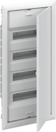 ABB Striebel & John UK648K circuit distributor, flush-mounted 48 space units, with door and cover plate, 2CPX031382R9999