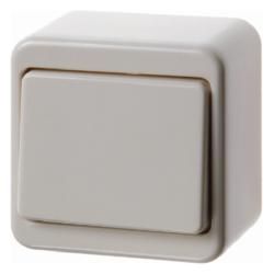 Berker 300640 rocker switch white, glossy surface-mounted