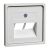 ELSO 366414 Central plate for 2xRJ45 without JOY pure white