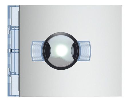 Bticino 352401 front panel SFERA New for WW camera module ALLMETAL, (aluminium)