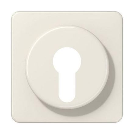 Jung 528 cover for key switch with dismantling protection, thermoplastic, CD series, white