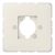 Jung 568-1 cover for loudspeaker socket, for XLR connector (D series), Duroplast, CD series, white