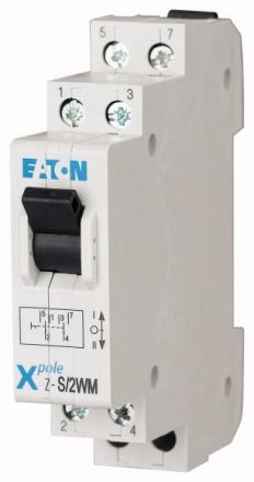 Eaton ZS/2WTN changeover switch, DAY-0-NIGHT, 2W, 16A, 230V, 248348